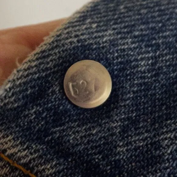 Levi Strauss & Co. 70's Button Front Denim Jacket Medium/Stamp‎ 527